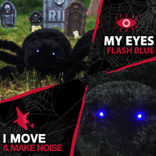 Load image into Gallery viewer, Haunted Hill Farm HHSPD-1FLSA 36 in. Aimatronic Crawler Spider, Color 1