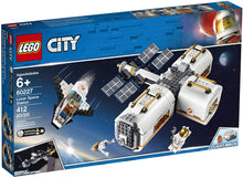 Load image into Gallery viewer, LEGO City Space Lunar Space Station 60227 Space Station Building Set with Toy Shuttle, Detachable Satellite and Astronaut Minifigures, Popular Space Gift (412 Pieces)
