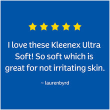 Load image into Gallery viewer, Kleenex Ultra Soft Facial Tissues, 4 Cube Tissue Boxes, 65 Tissues per Box (260 Tissues Total)