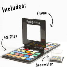 Load image into Gallery viewer, Rubik's Race Game, Head To Head Fast Paced Square Shifting Board Game Based On The Rubiks Cubeboard, for Family, Adults and Kids Ages 7 and Up