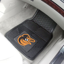 Load image into Gallery viewer, MLB - Baltimore Orioles Heavy Duty 2-Piece Vinyl Car Mats