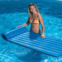 Load image into Gallery viewer, Poolmaster Soft Tropic Comfort Swimming Pool Mattress Float, Blue