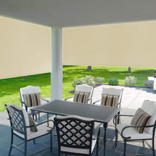 Load image into Gallery viewer, Coolaroo Exterior Roller Shade, Cordless Roller Shade with 80% UV Protection, No Valance, (8&#39; X 6&#39;), Sesame