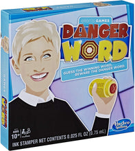 Load image into Gallery viewer, Hasbro Gaming Ellen&#39;s Games Danger Word Game; Ellen Degeneres Game for 4 Players Ages 10 &amp; Up