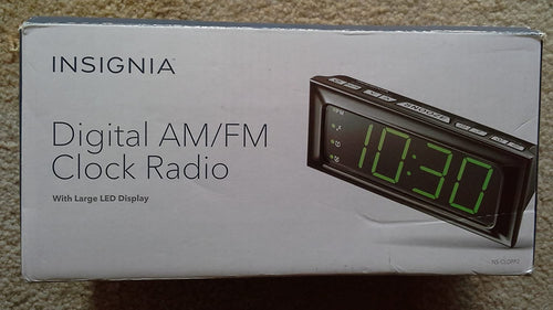 Insignia NS-CLOPP2 Digital AM/FM Dual-Alarm