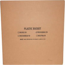 Load image into Gallery viewer, Argee 3.5 Gallon Heavy Duty Bucket, Black (Pack of 10)