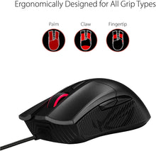 Load image into Gallery viewer, Asus ROG Gladius II Core Wired USB Optical Ergonomic FPS Gaming Mouse Featuring