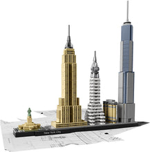 Load image into Gallery viewer, LEGO Architecture New York City 21028, Build It Yourself New York Skyline Model Kit for Adults and Kids (598 Pieces)