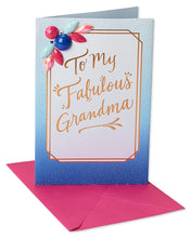 Load image into Gallery viewer, American Greetings Fabulous Mother&#39;s Day Greeting Card for Grandma with Rhinestones