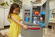 Load image into Gallery viewer, Little Tikes First Fridge Refrigerator with Ice Dispenser Pretend Play Appliance for Kids, Play Kitchen Set with Kitchen Playset Accessories Unique Toy Multi-Color