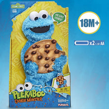 Load image into Gallery viewer, Sesame Street Peekaboo Cookie Monster Talking 13-Inch Plush Toy for Toddlers, Kids 18 Months &amp; Up