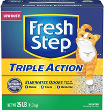 Load image into Gallery viewer, FRESH STEP CAT LITTER 261213 Fresh Step Triple Action Scooping Litter, 25 -Pound