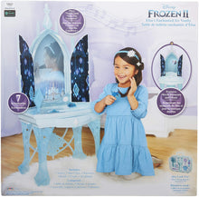 Load image into Gallery viewer, Disney Frozen 2 Elsa&#39;s Enchanted Ice Vanity, Includes Lights, Iconic Story Moments &amp; Plays Vuelie and Into The Unknown for Ages 3+