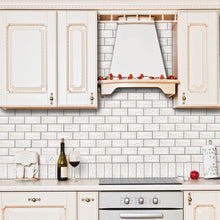 Load image into Gallery viewer, SkinnyTile SAMPLE04402 Sample - Peel and Stick Limestone Shades 6 in. x 3 in. Glass Wall Tile, 6" x 3"