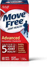 Load image into Gallery viewer, Move Free Triple Strength Glucosamine Chondroitin and Hyaluronic Acid Joint Supplement, 80 Count