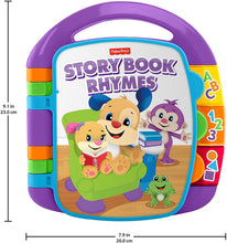 Load image into Gallery viewer, Fisher-Price Laugh &amp; Learn Storybook Rhymes Book [Colors May Vary]