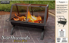 Load image into Gallery viewer, Landmann USA 28305 Northwoods Outdoor Fireplace,Black,Large