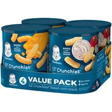 Load image into Gallery viewer, Gerber Lil&#39; Crunchies, Cheddar and Veggie Dip, 1.48 Ounce, 4 Count
