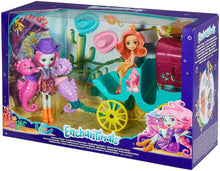 Load image into Gallery viewer, Enchantimals Seahorse Carriage SANDELLA Seahorse Doll and PLAYSET