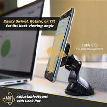 Load image into Gallery viewer, SCOSCHE MAGWSM2 MagicMount Universal Magnetic Phone/GPS Suction Cup Mount for the Car, Home or Office