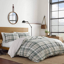 Load image into Gallery viewer, Eddie Bauer Timbers Plaid Comforter Set, Full/Queen, Green