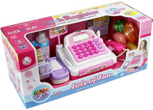 Load image into Gallery viewer, Click N' Play Pretend Play Electronic Calculator Cash Register with Realistic ACTIONS &amp; Sounds (Pink) Toy
