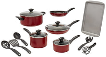 Load image into Gallery viewer, Farberware Dishwasher Safe Nonstick 15-Piece Cookware Set