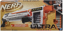Load image into Gallery viewer, NERF Ultra Three Blaster, Pump-Action, 8-Dart Internal Clip, 8 Ultra Darts, Compatible Only Ultra Darts