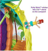 Load image into Gallery viewer, Polly Pocket Polly &amp; Lila Tropicool Pineapple Wearable Purse Compact, Multi