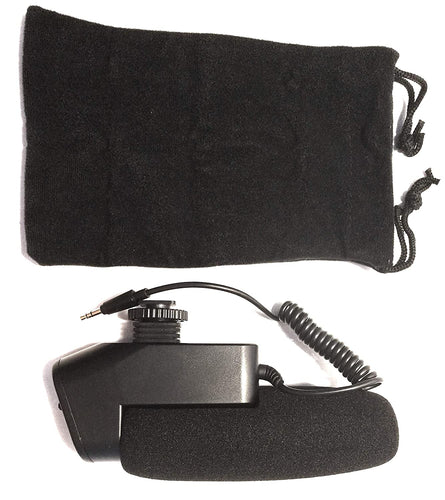 Insignia - On-Camera Powered Shotgun Microphone - Black