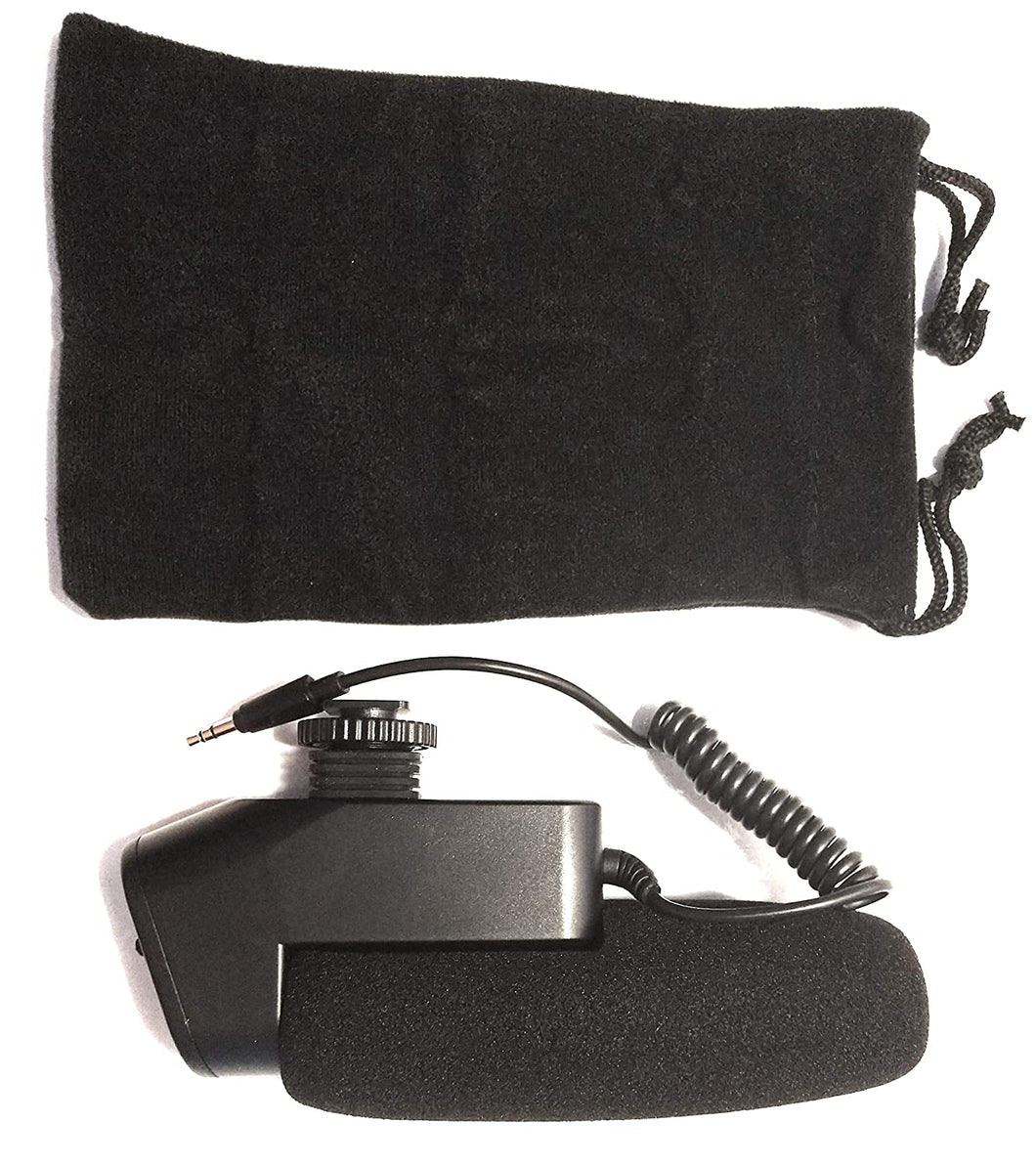 Insignia - On-Camera Powered Shotgun Microphone - Black