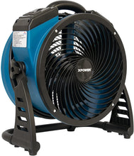 Load image into Gallery viewer, XPOWER P-26AR Industrial Axial Air Mover, Blower, Fan with Build-in Power Outlets for Water Damage Restoration, Home and Plumbing Use - 1 Amp, 1300 CFM, 4 Speeds