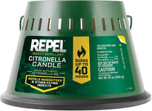Load image into Gallery viewer, Repel Insect Repellent Citronella Candle, Triple Wick, 20-Ounce
