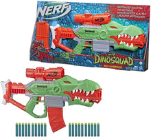 Load image into Gallery viewer, NERF DinoSquad Rex-Rampage Motorized Dart Blaster, 10-Dart Clip, 20 Official Darts, 10-Dart Storage- T-Rex Dinosaur Design