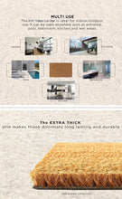 Load image into Gallery viewer, A1 Home Collections PT4007E First Impression Hand Crafted Abrilina Entry Monogrammed Doormat, Double, 30&quot; L x 48&quot; W