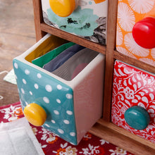 Load image into Gallery viewer, The Pioneer Woman Flea Market 6-Drawer Spice/Tea Box (1)