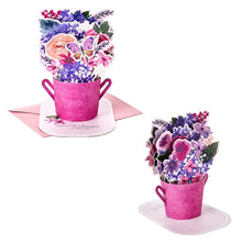 Load image into Gallery viewer, Hallmark Signature Paper Craft Flowers Displayable Bouquet Mothers Day Card