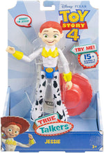 Load image into Gallery viewer, Disney Pixar Toy Story 4 True Talkers Jessie Figure, 8.8 in Tall Posable, Talking Character Figure with Movie-Inspired Cowgirl Look and 15+ Phrases, Gift for Kids 3 Years and Older