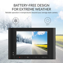 Load image into Gallery viewer, YI Nightscape Dash Cam, 1080p Smart Wi-Fi Car Camera with Heat-Resistant Supercapacitor, Superb Night Vision, Sony Sensor, 140° FOV, 2.4”Screen, Phone App - Black