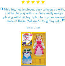 Load image into Gallery viewer, Melissa &amp; Doug Deluxe Princess Elise Magnetic Wooden Dress-Up Set (24 pcs, Great Gift for Girls and Boys - Best for 3, 4, 5, and 6 Year Olds)