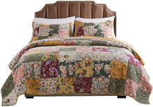Load image into Gallery viewer, Greenland Home Antique Chic 100% Cotton Authentic Patchwork Quilt Set