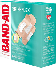 Load image into Gallery viewer, Band-Aid Brand Skin-Flex Adhesive Bandages for First Aid and Wound Care of Minor Cuts and Scrapes, Comfortable and Durable Second Skin Feeling