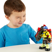 Load image into Gallery viewer, Fisher-Price Rescue Heroes Forrest Fuego, 6-Inch Figure with Accessories