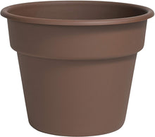 Load image into Gallery viewer, Bloem DC6-45 DCBT18-42, Living Green DCBT18-00 Dura Cotta Plant Window Box, 18-Inch, Black, 6&quot;, Chocolate