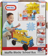 Load image into Gallery viewer, Little Tikes Waffle Blocks Vehicle School Bus