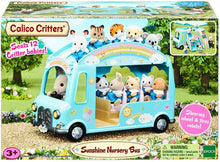 Load image into Gallery viewer, Calico Critters Sunshine Nursery Bus for Dolls, Toy Vehicle seats up to 12 collectible figures