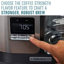 Load image into Gallery viewer, Calphalon Special Brew 10-Cup Coffee Maker, Dark Stainless Steel