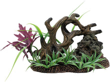 Load image into Gallery viewer, Marina Driftwood Twisted with Rock Betta Aquarium Decor, Medium