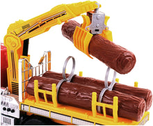 Load image into Gallery viewer, inov Log Hauler Play Set 11 Pieces Logging Truck