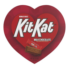 Load image into Gallery viewer, Kit Kat, Chocolate Wafer Miniatures Candy Valentine's Heart Box, 6.4 Oz.